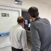 Fábio Lopez conhece as instalações da Santa Casa de Santos